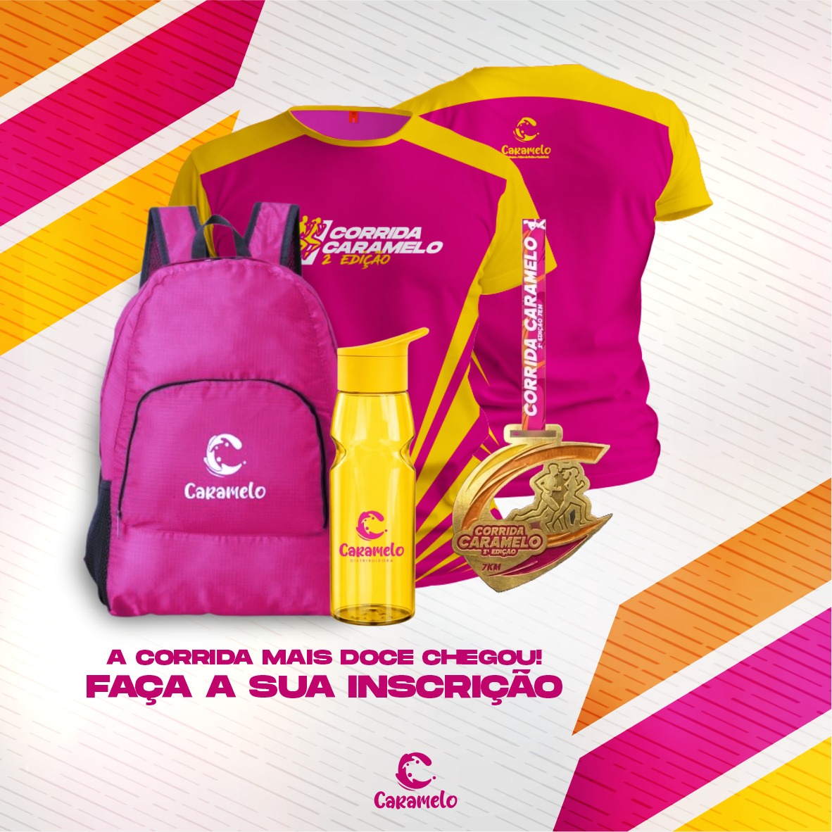 Kit oficial da Corrida Caramelo