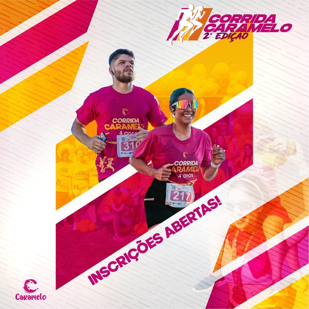 Inscrições abertas Corrida Caramelo